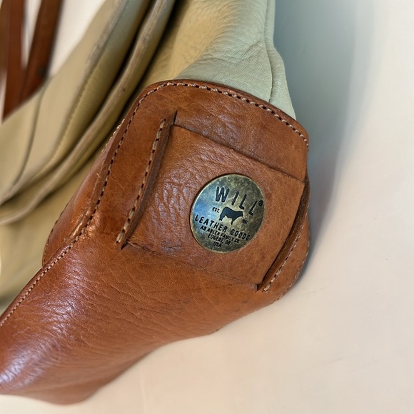 WILL LEATHER GOODS CROSSBODY LEATHER BAG OREGON USA - Picture 7 of 16
